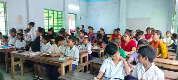 The Kickoff — Awareness Drive at Garh Shyamnagar Junior Basic School — photo 1