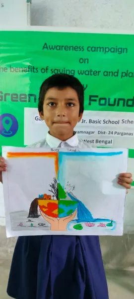 The Kickoff — Awareness Drive at Garh Shyamnagar Junior Basic School — photo 5